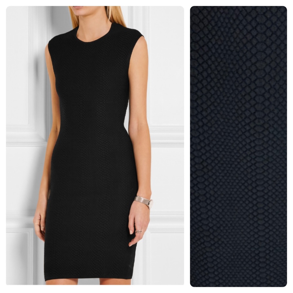 MICHAEL Michael Kors Black Textured Dress
